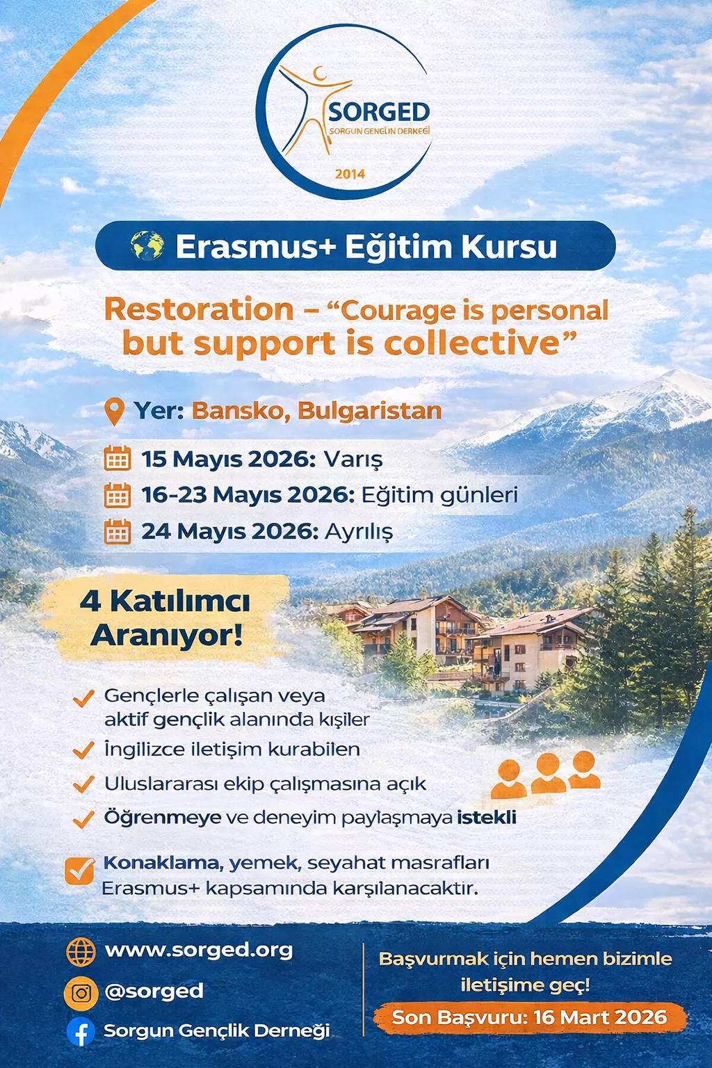Erasmus+ Eğitim Kursu - Bulgaristan