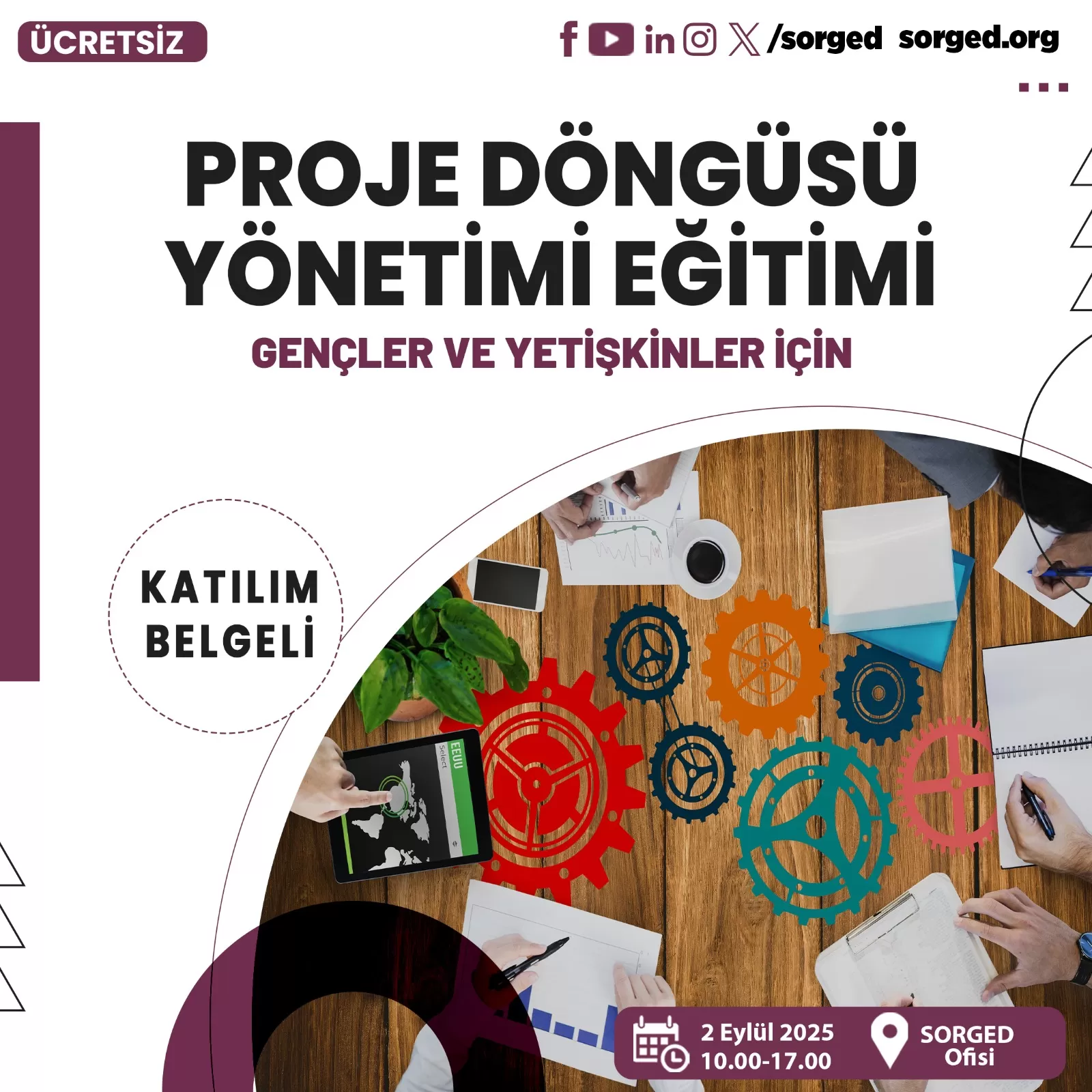 Proje Döngüsü Yönetimi Eğitimi Başlıyor