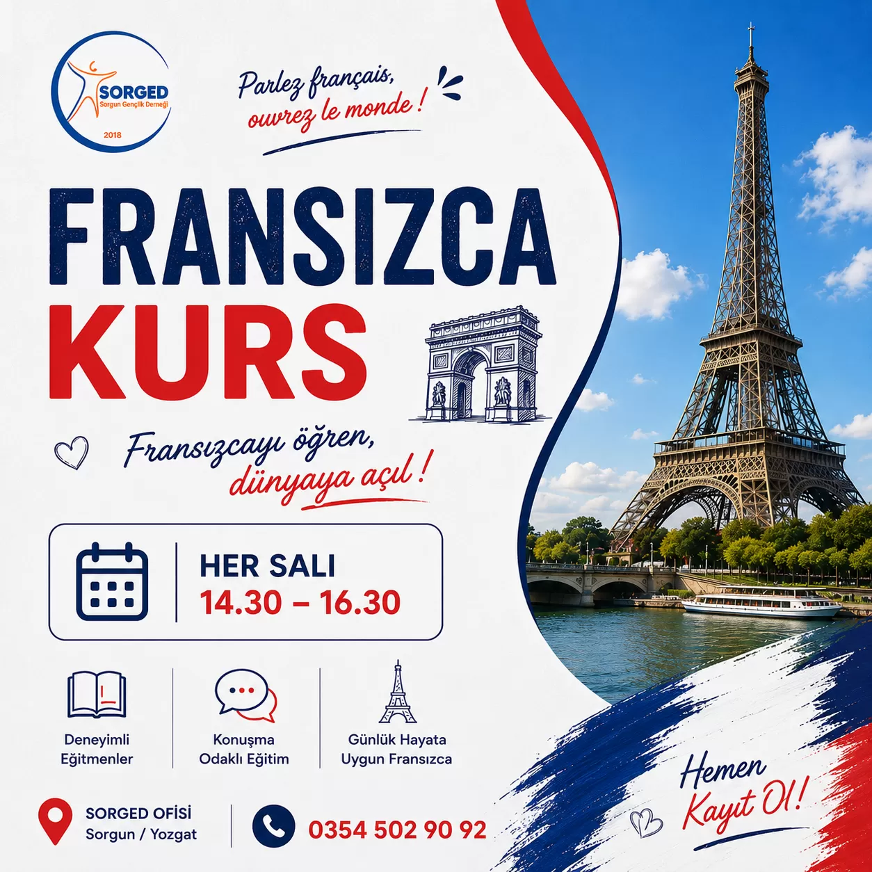 Fransızca Kursu Başlıyor