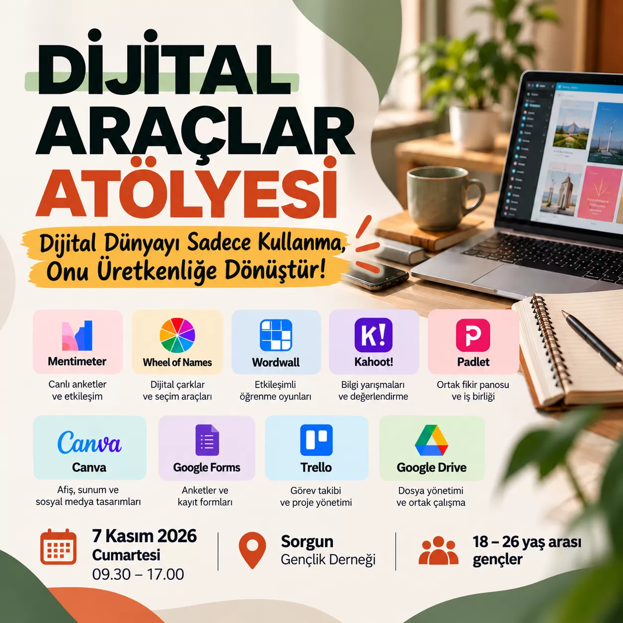  DİJİTAL ARAÇLAR ATÖLYESİ